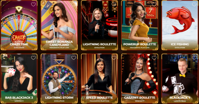 Banner for RodeoSlot Live Casino